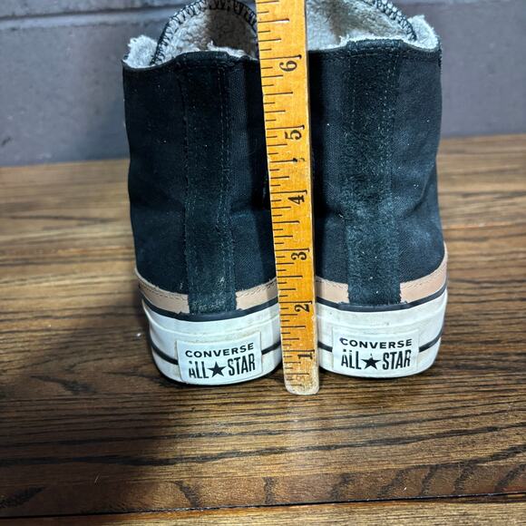 Converse Chuck Taylor All Star High Top Fleece Lined Platform Shoes Men’s 7.5 - Picture 5 of 8